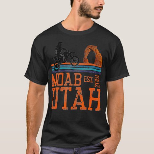 Moab Utah Arches Desert Off Road Dirt Bike Motorcy T_Shirt