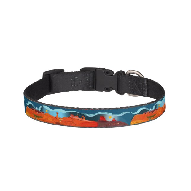 Moab Utah Arches National Park Dog Cat Pet Collar (Front)