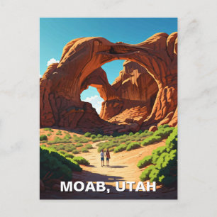 Moab Utah Arches National Park Double Arch Postcard
