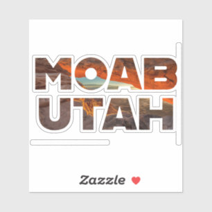 Moab Utah Arches NP Sticker