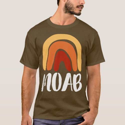 Moab Utah Boho Rainbow Arches National Park T_Shirt