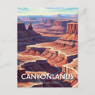 Moab Utah Canyonlands National Park Needles Postcard