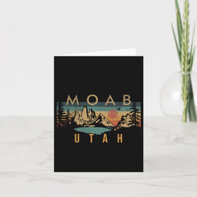 Moab Utah  Card (Front)