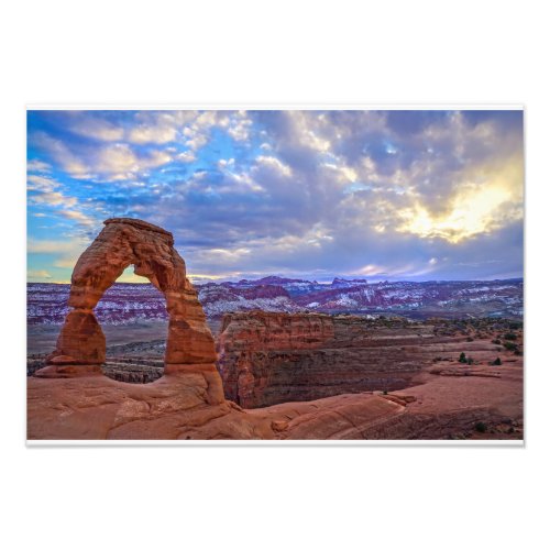Moab Utah _ Delicate arch Photo Print