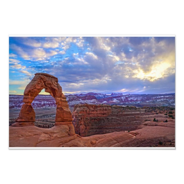 Moab Utah - Delicate arch Photo Print (Front)