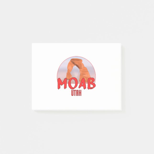 Moab Utah Delicate Arch Post-it Notes (Front)