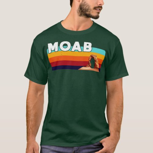 Moab Utah Nature Hiking Mountains Outrs Vintage 1 T_Shirt