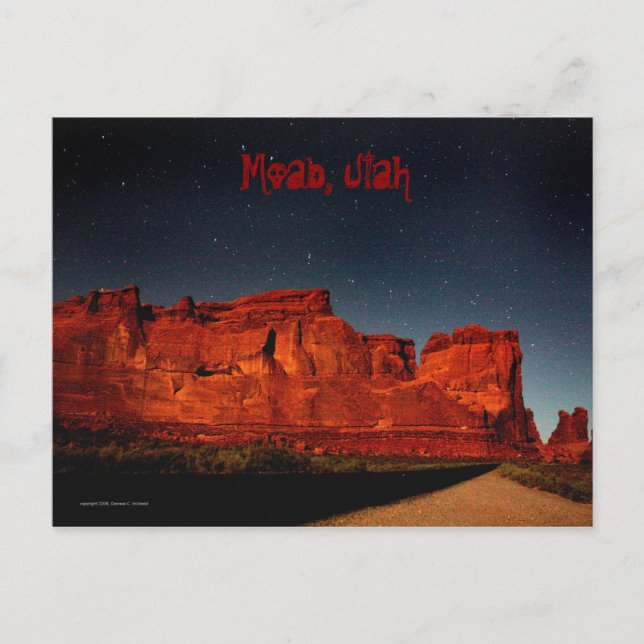 Moab, Utah Postcard (Front)