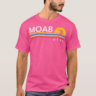 Moab Utah Rock Climbing Vintage Retro Souvenirs T-Shirt