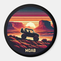 Moab Utah UTV Sunset Red Rocks