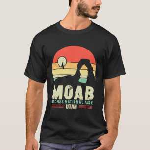 Moab Utah Vintage Desert Sunset Retro Souvenir 60s T-Shirt