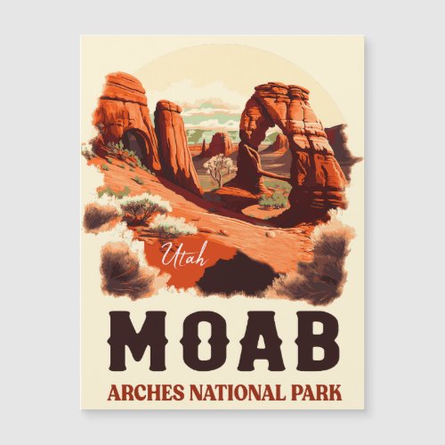 Moab Utah Vintage Sunset Arches Adventure Outdoors