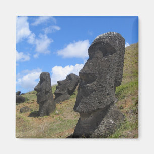 Moai at Rano Raraku, Easter Island Magnet