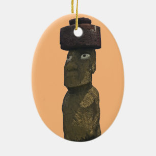 Moai Christmas Ornament 1