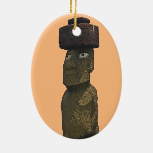 Moai Christmas Ornament 1