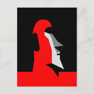 Moai Postcard