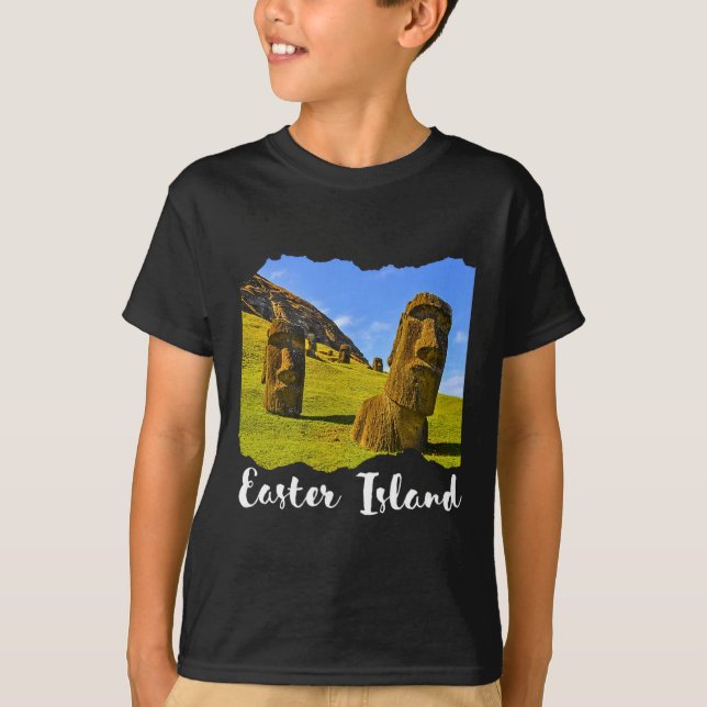 Moai Statue Easter Island  T-Shirt (Front)