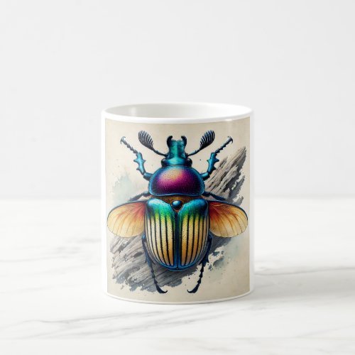 Moala Beetle 270624IREF120 _ Watercolor Coffee Mug