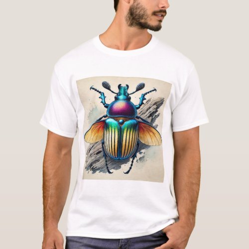 Moala Beetle 270624IREF120 _ Watercolor T_Shirt