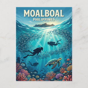 Moalboal Philippines Postcard