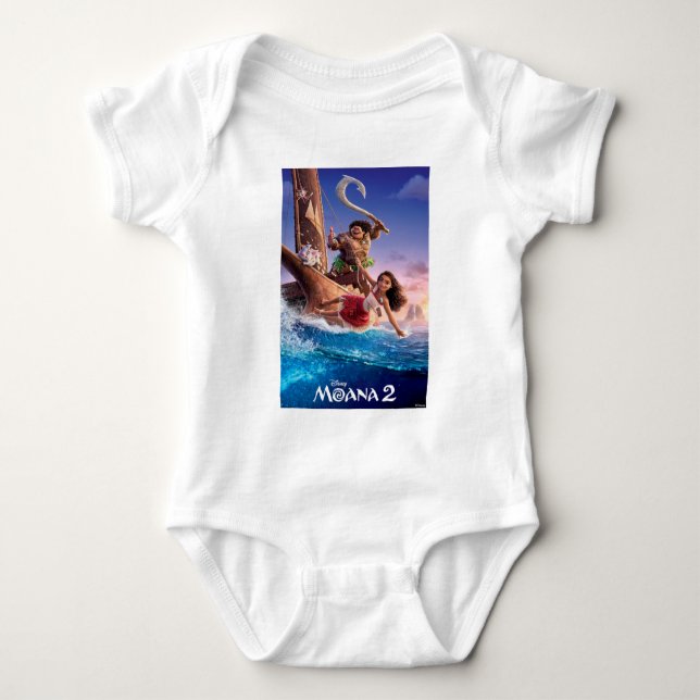 Moana 2 Theatrical Art Baby Bodysuit (Front)