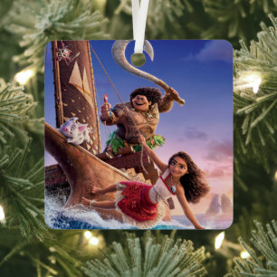 Moana 2 Theatrical Art Metal Ornament