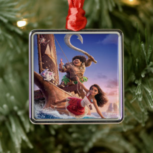 Moana 2 Theatrical Art Metal Ornament