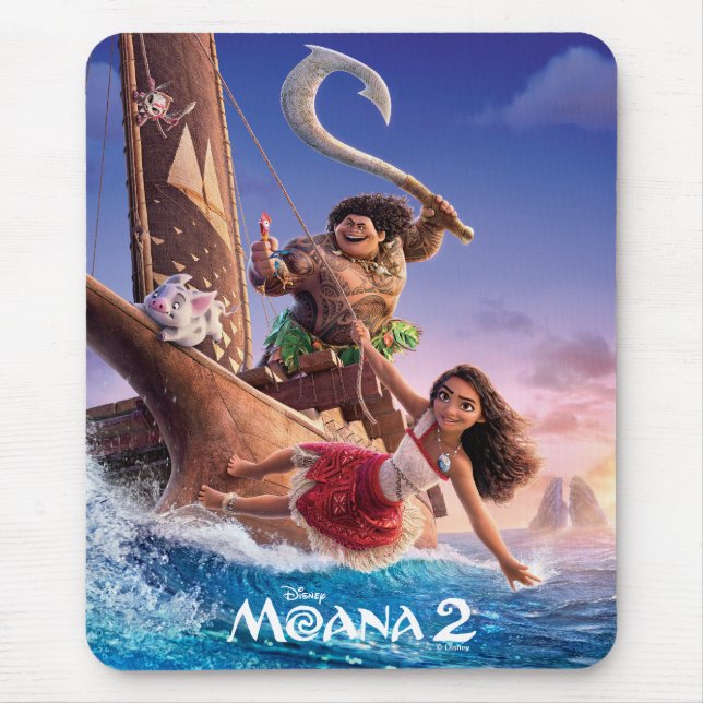 Moana 2 Theatrical Art Mouse Pad (Front)