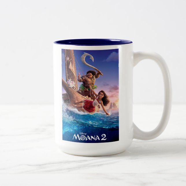 Moana 2 Theatrical Art Two-Tone Coffee Mug (Right)