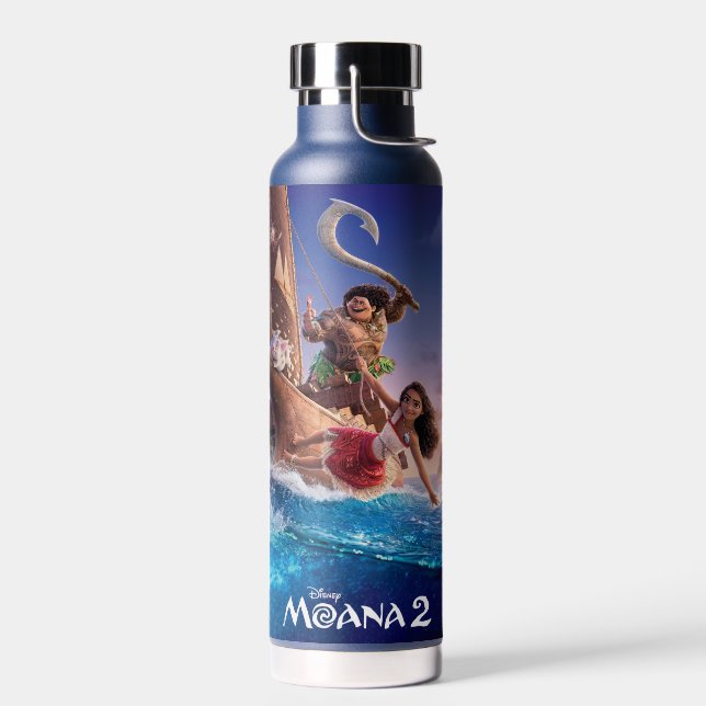 Moana 2 Theatrical Art Water Bottle (Left)