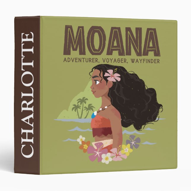 Moana | Adventurer, Voyager, Wayfinder Binder (Front/Spine)