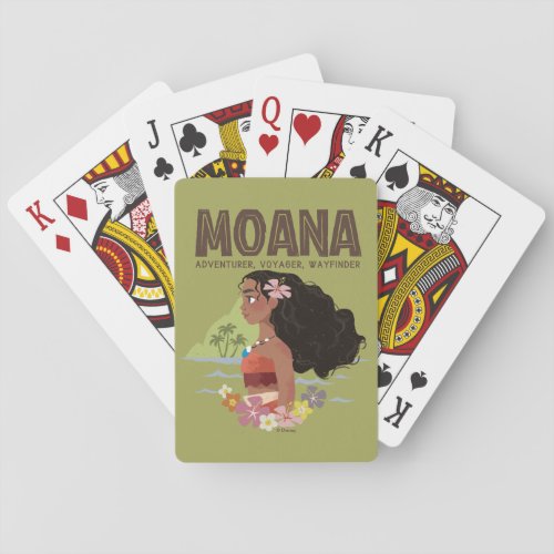 Moana  Adventurer Voyager Wayfinder Poker Cards