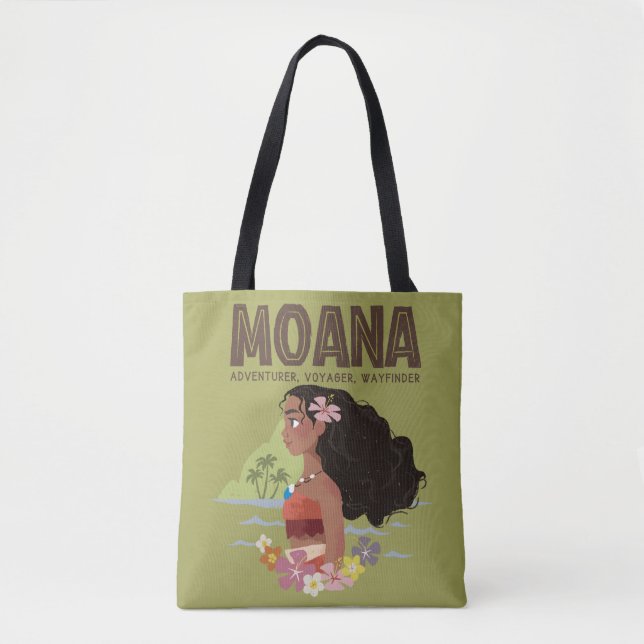 Moana | Adventurer, Voyager, Wayfinder Tote Bag (Front)