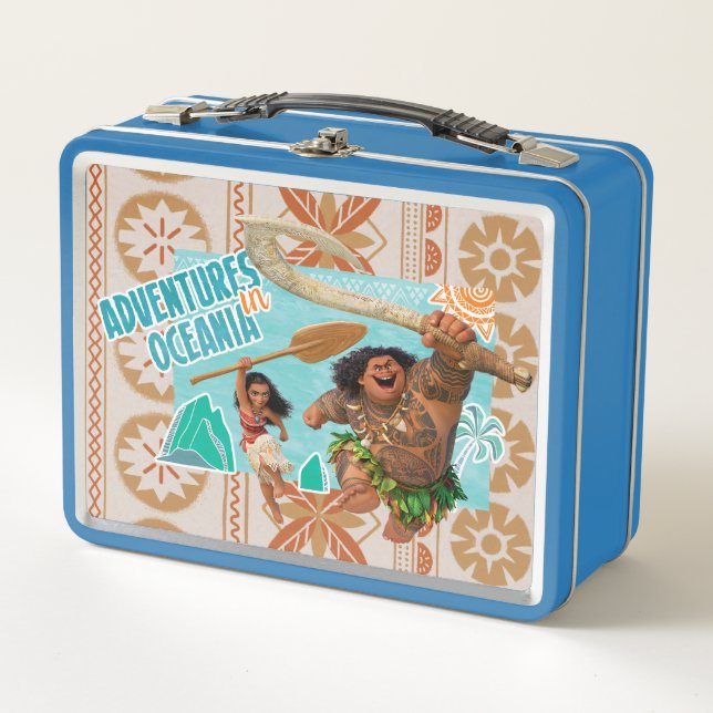 Moana | Adventures In Oceania Metal Lunch Box (Front)