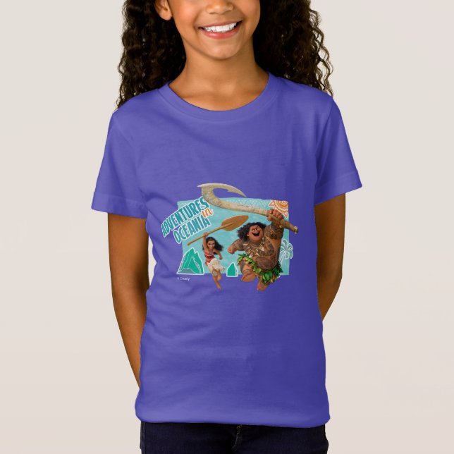 Moana | Adventures In Oceania T-Shirt (Front)
