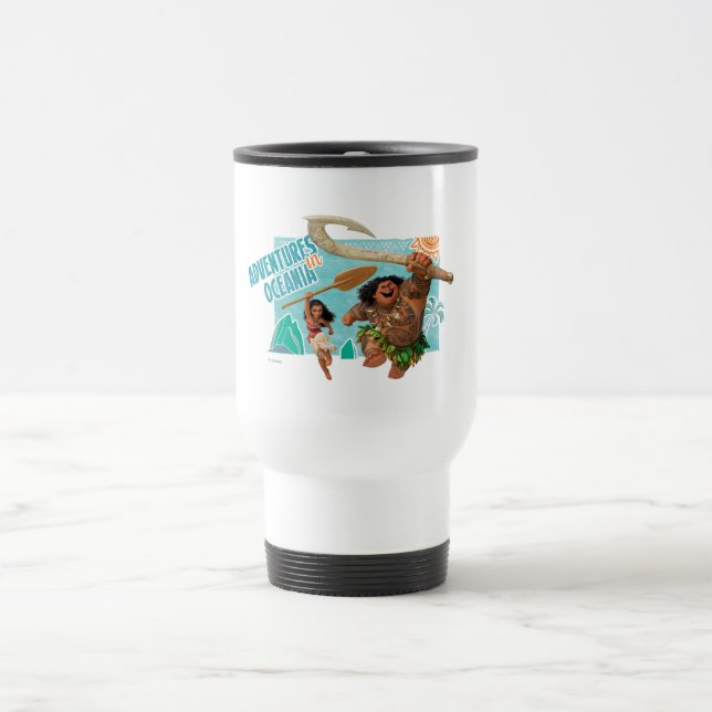 Moana | Adventures In Oceania Travel Mug (Center)