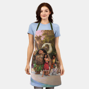 Moana and Crew Apron