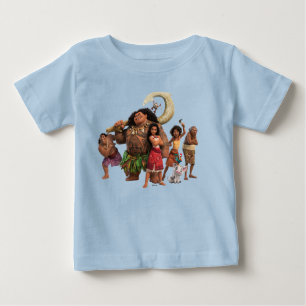 Moana and Crew Baby T-Shirt