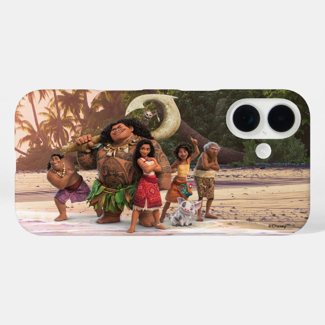 Moana and Crew Case-Mate iPhone Case (Back (Horizontal))