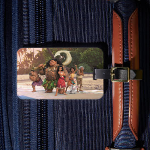 Moana and Crew Luggage Tag