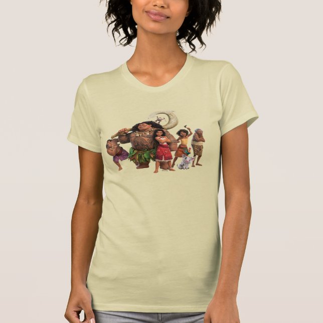 Moana and Crew T-Shirt (Front)