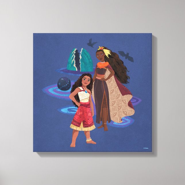 Moana and Matangi Canvas Print (Front)