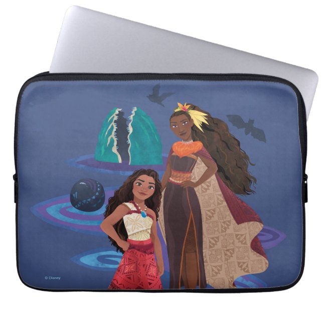 Moana and Matangi Laptop Sleeve (Front)