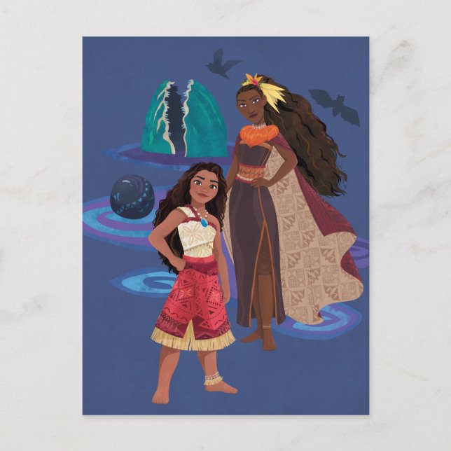 Moana and Matangi Postcard (Front)