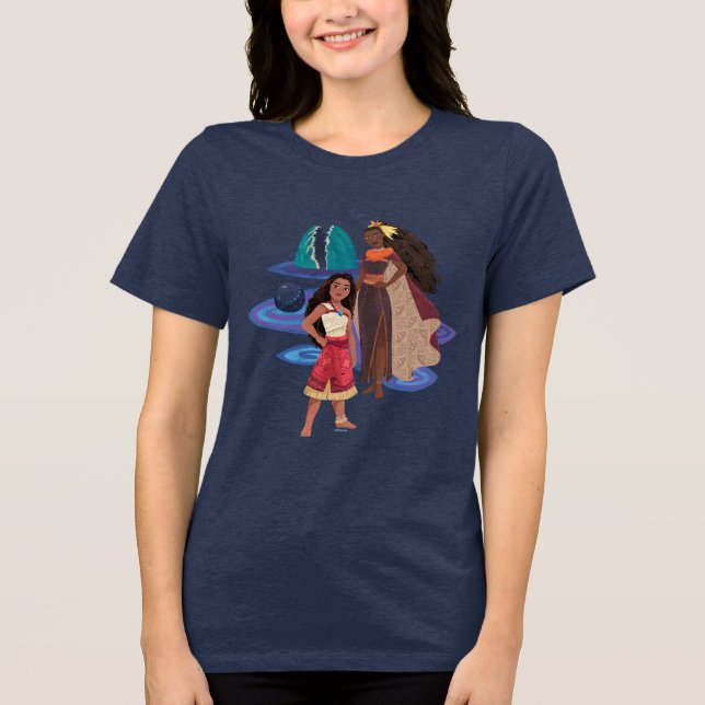 Moana and Matangi Tri-Blend Shirt (Front)