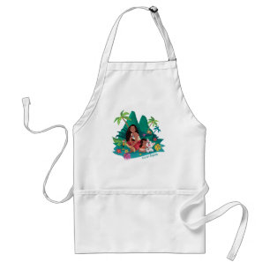 Moana and Simea Ocean Sisters Adult Apron