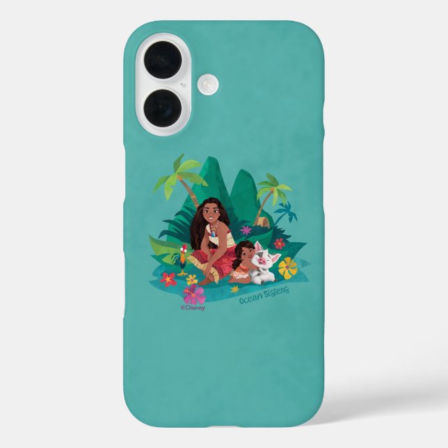 Moana and Simea Ocean Sisters Case-Mate iPhone Case (Back)