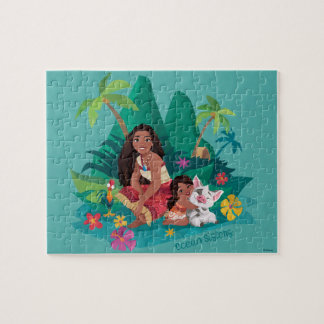 Moana and Simea Ocean Sisters Jigsaw Puzzle