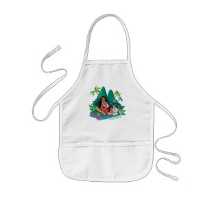 Moana and Simea Ocean Sisters Kids' Apron