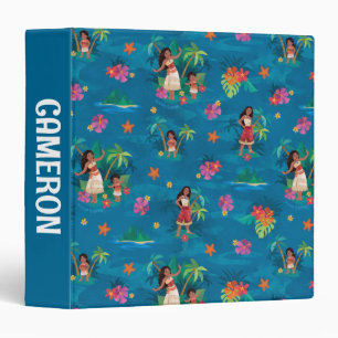 Moana and Simea Ocean Sisters Pattern 3 Ring Binder